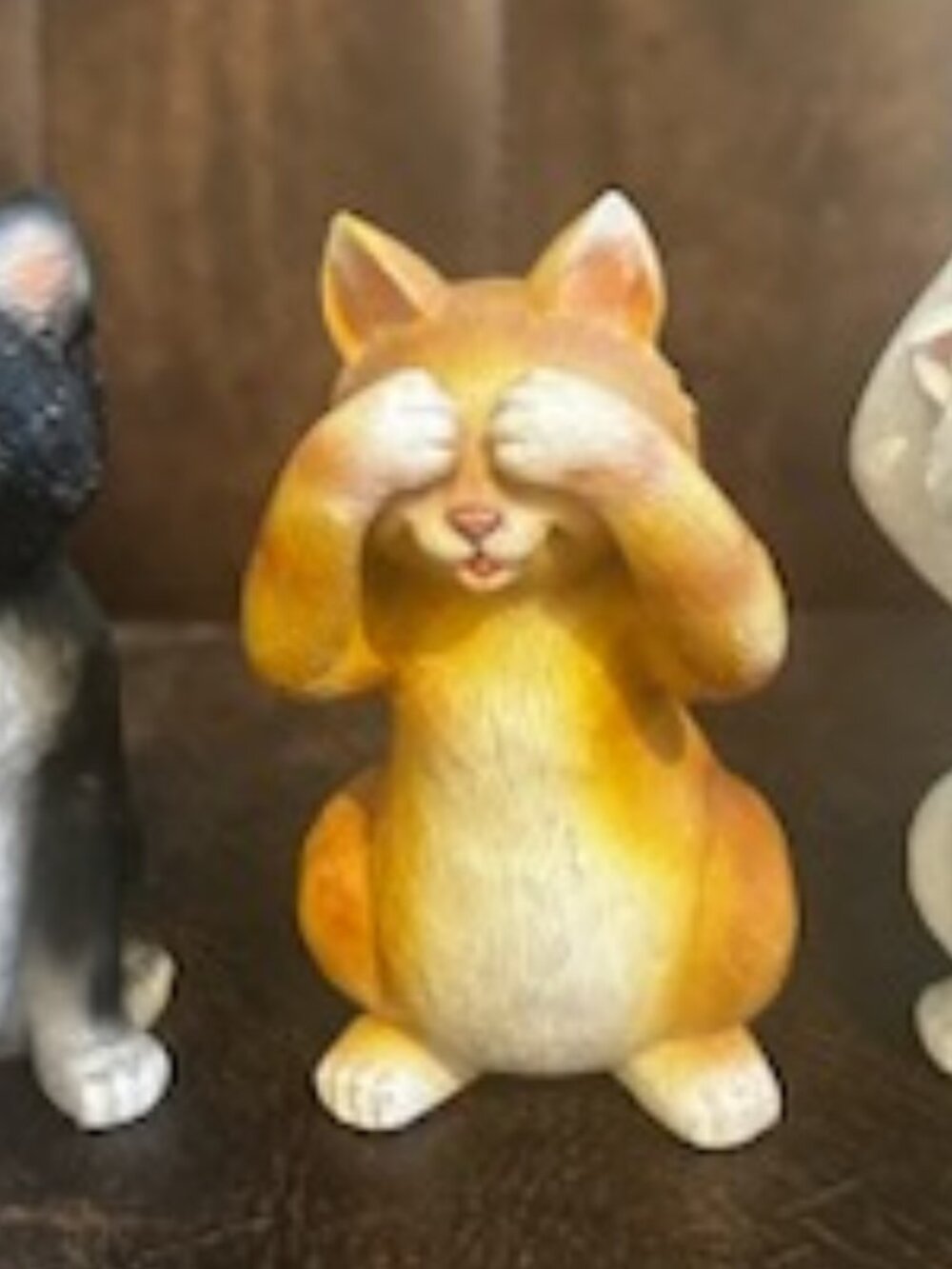 "Good Kitties" Figurines "See No Evil, Hear No Evil, Speak No Evil" Set of 3 - Picture 8 of 8